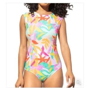 Mott50 Pastel Tropical Floral One-Piece Swimsuit